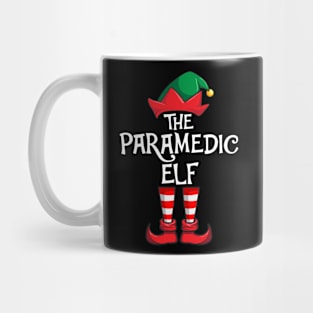 Paramedic Elf Matching Family Christmas Mug